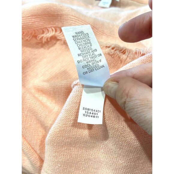 J.Jill Linen Blend Sleeveless Crewneck Top Blush Size XL Coastal Boho Summer - Picture 5 of 12